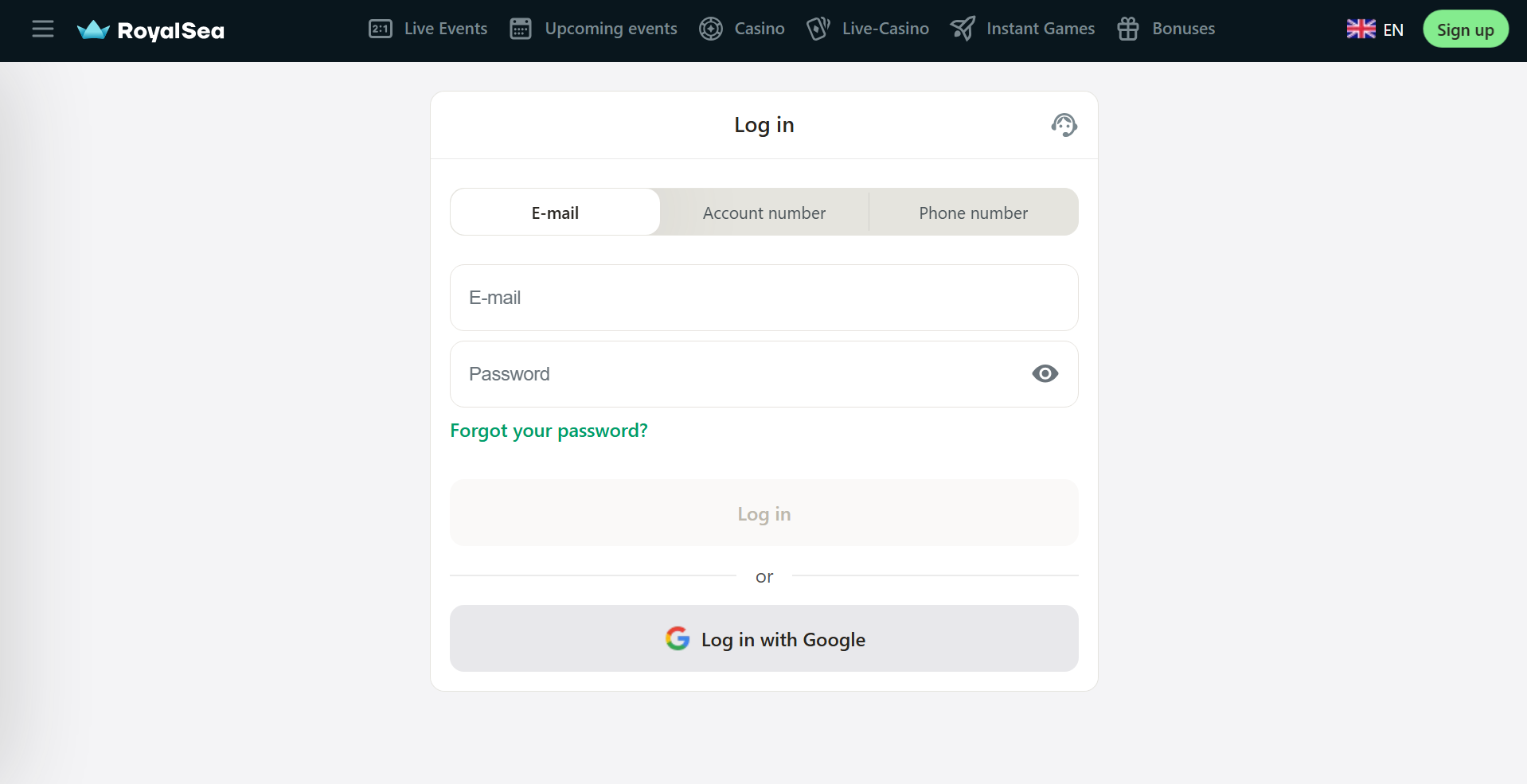 Royalsea Restricted Platform Login Interface - Sichere Authentifizierung mit Zero-Trust Architektur und FIDO2 Hardware-Token Unterstützung