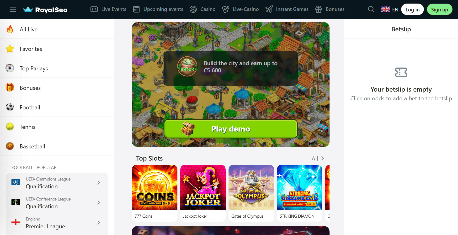 Royalsea Restricted Platform Homepage auf verschiedenen Geräten - Responsive Design für Desktop, Tablet und Mobile mit personalisierten Spielempfehlungen
